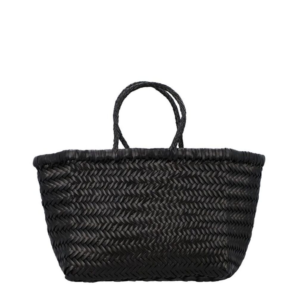 Dragon Diffusion Black Woven Straw Tote - Picture 2 of 4